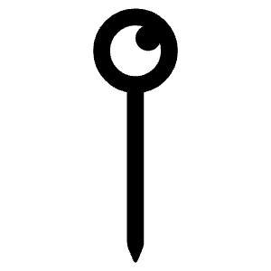 Pin Outline Icon from Ionic Outline Set