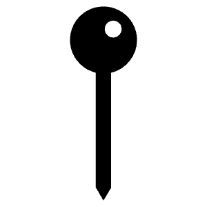 Pin Sharp Icon from Ionic Sharp Set