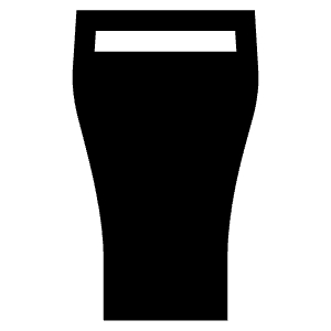 Pint Sharp Icon from Ionic Sharp Set
