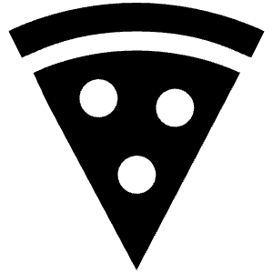 Pizza Sharp Icon from Ionic Sharp Set