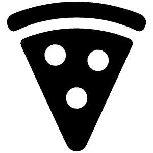 Pizza Icon from Ionic Filled Set