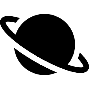 Planet Sharp Icon from Ionic Sharp Set