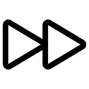 Play Forward Outline Icon from Ionic Outline Set