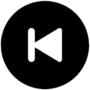Play Skip Back Circle Icon from Ionic Filled Set