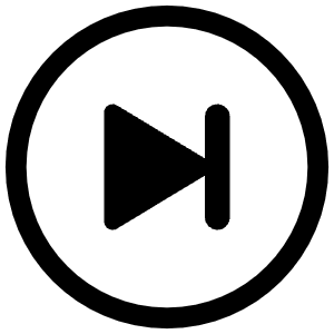 Play Skip Forward Circle Outline Icon from Ionic Outline Set