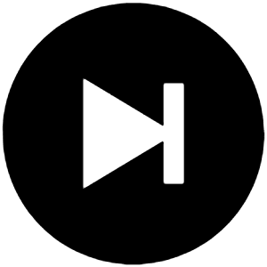 Play Skip Forward Circle Sharp Icon from Ionic Sharp Set