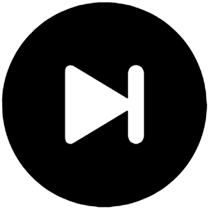Play Skip Forward Circle Icon from Ionic Filled Set