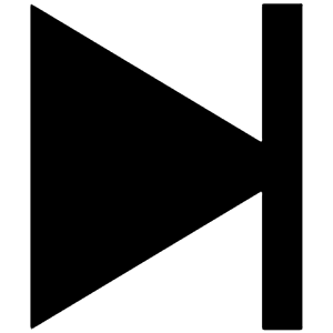 Play Skip Forward Sharp Icon from Ionic Sharp Set
