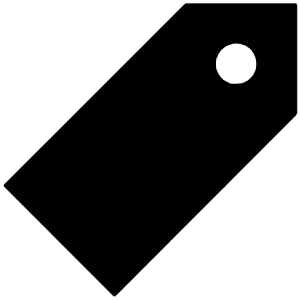 Pricetag Sharp Icon from Ionic Sharp Set