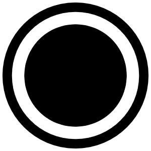 Radio Button On Sharp Icon from Ionic Sharp Set