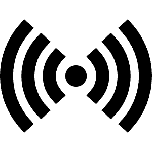 Radio Sharp Icon from Ionic Sharp Set