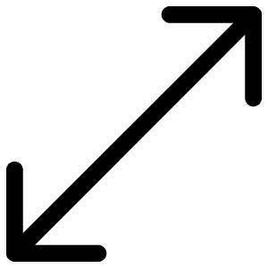 Resize Outline Icon from Ionic Outline Set