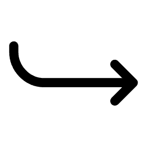 Return Down Forward Icon from Ionic Filled Set