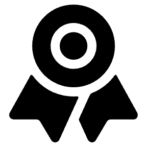 Ribbon Icon from Ionic Filled Set