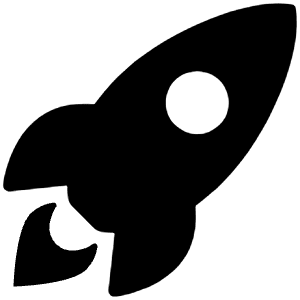 Rocket Sharp Icon from Ionic Sharp Set