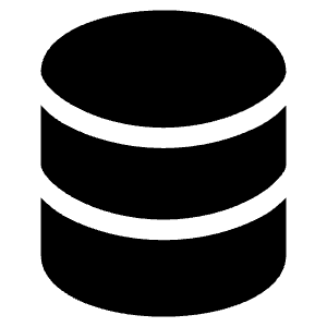 Server Sharp Icon from Ionic Sharp Set
