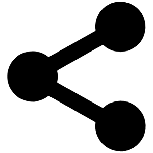 Share Social Sharp Icon from Ionic Sharp Set