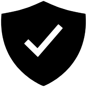 Shield Checkmark Sharp Icon from Ionic Sharp Set