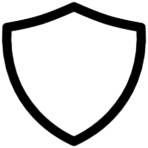 Shield Outline Icon from Ionic Outline Set
