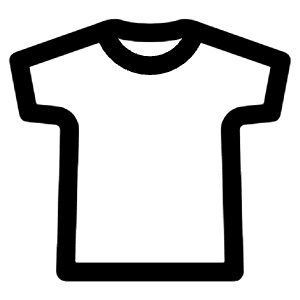 Shirt Outline Icon from Ionic Outline Set