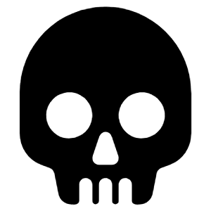 Skull Icon from Ionic Filled Set