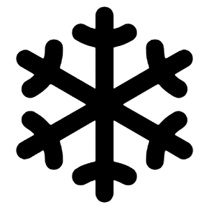 Snow Icon from Ionic Filled Set