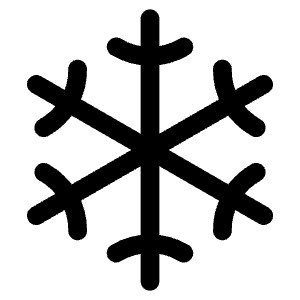 Snow Outline Icon from Ionic Outline Set