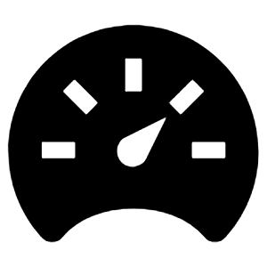Speedometer Sharp Icon from Ionic Sharp Set