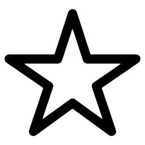 Star Outline Icon from Ionic Outline Set