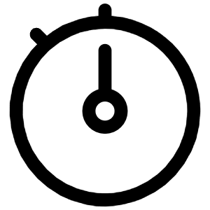 Stopwatch Outline Icon from Ionic Outline Set