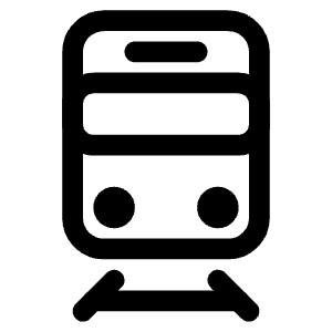 Subway Outline Icon from Ionic Outline Set