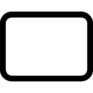 Tablet Landscape Outline Icon from Ionic Outline Set