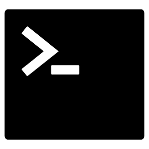 Terminal Sharp Icon from Ionic Sharp Set