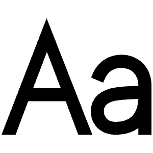 Text Sharp Icon from Ionic Sharp Set