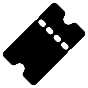 Ticket Icon from Ionic Filled Set