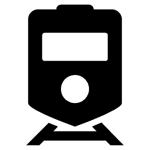 Train Sharp Icon from Ionic Sharp Set
