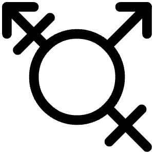 Transgender Outline Icon from Ionic Outline Set