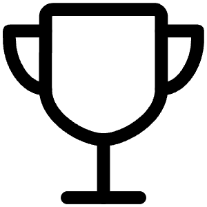 Trophy Outline Icon from Ionic Outline Set