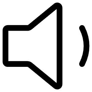 Volume Low Outline Icon from Ionic Outline Set