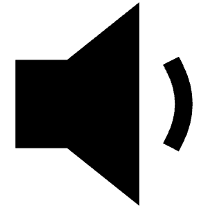 Volume Low Sharp Icon from Ionic Sharp Set