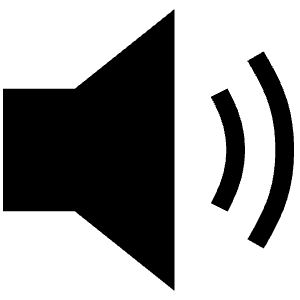 Volume Medium Sharp Icon from Ionic Sharp Set