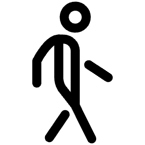Walk Outline Icon from Ionic Outline Set