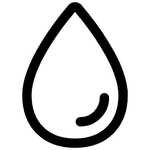 Water Outline Icon from Ionic Outline Set