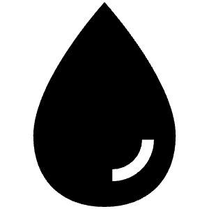 Water Sharp Icon from Ionic Sharp Set