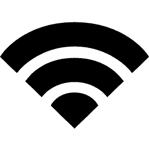 Wifi Sharp Icon from Ionic Sharp Set
