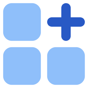 Application Add Icon from Core Flat Set