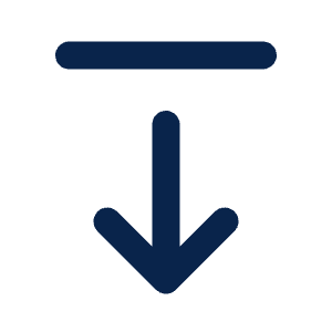 Align Arrow Down Line Icon from Mingcute Line Set