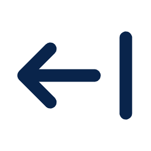 Align Arrow Left Line Icon from Mingcute Line Set