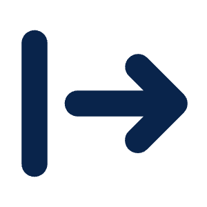 Align Arrow Right Fill Icon from Mingcute Fill Set