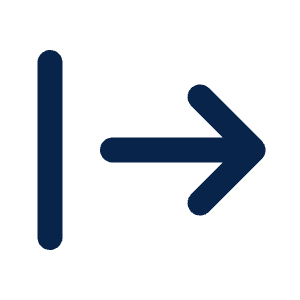 Align Arrow Right Line Icon from Mingcute Line Set